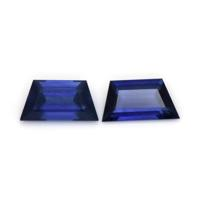 0.96&nbsp;Ct.Tw.Total Carat Weight Blue Sapphire Pair from Ceylon (Sri Lanka) Video