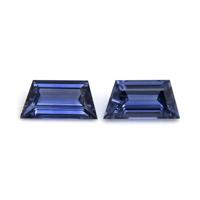 1.55&nbsp;Ct.Tw.Total Carat Weight Blue Sapphire Pair from Ceylon (Sri Lanka) Video