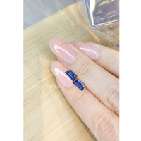 1.55&nbsp;Ct.Tw.Total Carat Weight Blue Sapphire Pair from Ceylon (Sri Lanka) Life Style