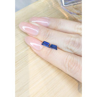 1.55&nbsp;Ct.Tw.Total Carat Weight Blue Sapphire Pair from Ceylon (Sri Lanka) Life Style