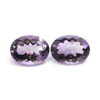 31.05&nbsp;Ct.Tw.Total Carat Weight Amethyst Pair from Mexico Video