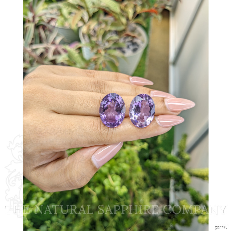 31.05 Ct.Tw. Amethyst Pair from Mexico