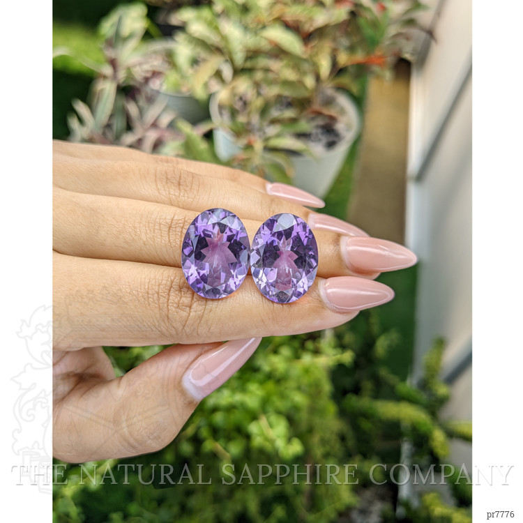 31.57 Ct.Tw. Amethyst Pair from Mexico