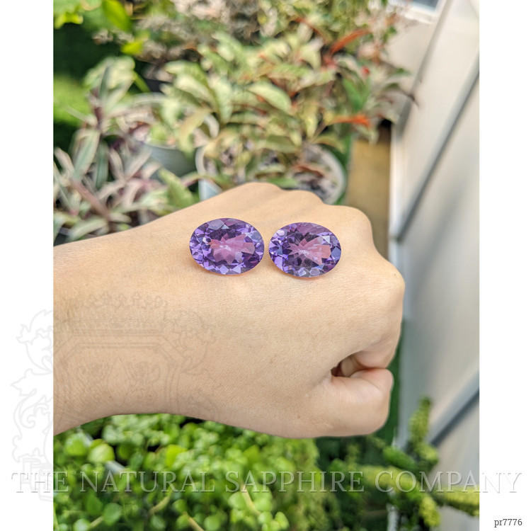 31.57 Ct.Tw. Amethyst Pair from Mexico