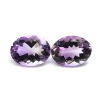 32.02&nbsp;Ct.Tw.Total Carat Weight Amethyst Pair from Mexico Video