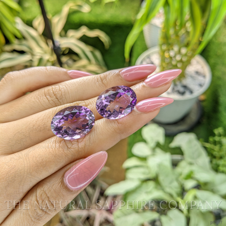 32.02 Ct.Tw. Amethyst Pair from Mexico