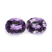 7.57&nbsp;Ct.Tw.Total Carat Weight Amethyst Pair from Brazil Video