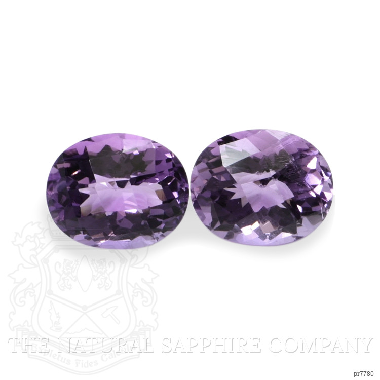 7.57 Ct.Tw. Amethyst Pair from Brazil