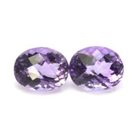 7.62&nbsp;Ct.Tw.Total Carat Weight Amethyst Pair from Brazil Video