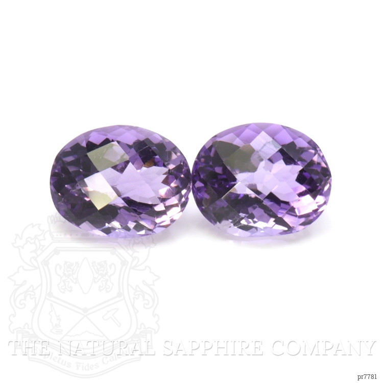 7.62 Ct.Tw. Amethyst Pair from Brazil