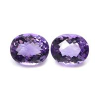 7.51&nbsp;Ct.Tw.Total Carat Weight Amethyst Pair from Brazil Video