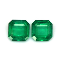 1.27 Ct.Tw.Total Carat Weight Emerald Pair from Afghanistan Video