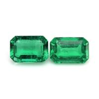 1.10 Ct.Tw.Total Carat Weight Emerald Pair from Afghanistan Video