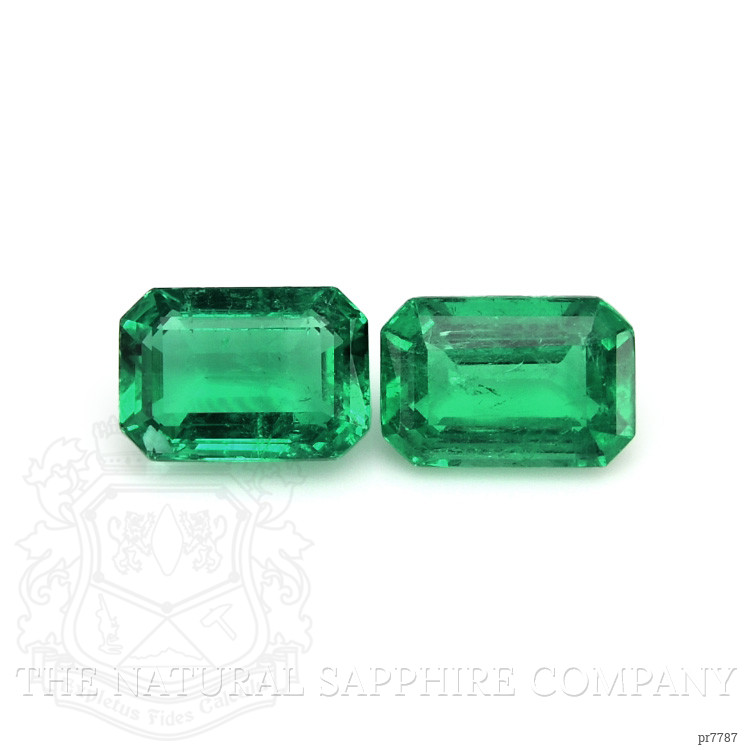 1.10 Ct.Tw. Emerald Pair from Afghanistan