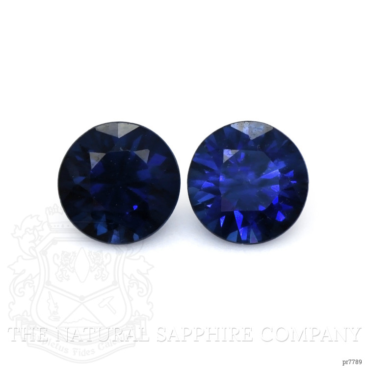 0.57 Ct.Tw. Blue Sapphire Pair from Ceylon (Sri Lanka)