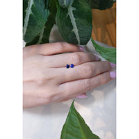 0.57&nbsp;Ct.Tw.Total Carat Weight Blue Sapphire Pair from Ceylon (Sri Lanka) Life Style