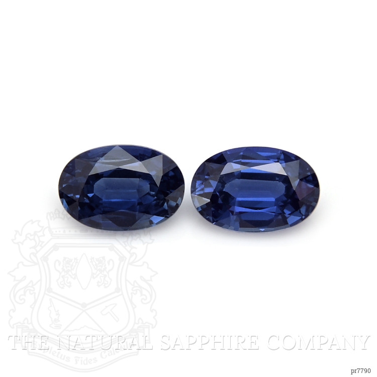 1.26 Ct.Tw. Blue Sapphire Pair from Ceylon (Sri Lanka)