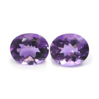 6.26&nbsp;Ct.Tw.Total Carat Weight Amethyst Pair from Australia Video