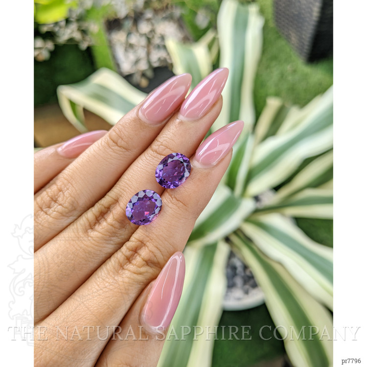5.39 Ct.Tw. Amethyst Pair from Australia