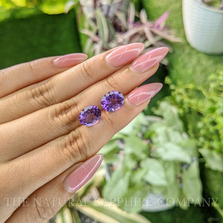 6.11 Ct.Tw. Amethyst Pair from Australia