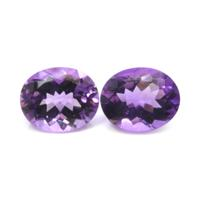 6.21&nbsp;Ct.Tw.Total Carat Weight Amethyst Pair from Australia Video