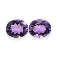 5.43&nbsp;Ct.Tw.Total Carat Weight Amethyst Pair from Australia Video