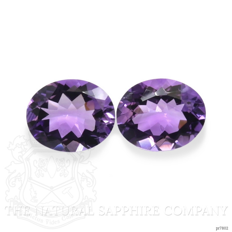 5.43 Ct.Tw. Amethyst Pair from Australia