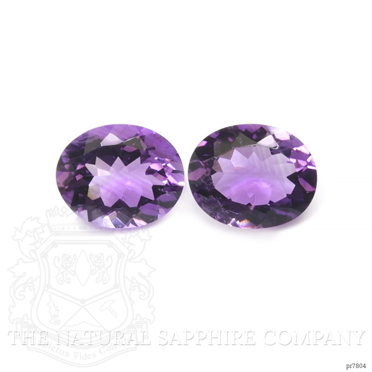 5.59 Ct.Tw. Amethyst Pair from Australia