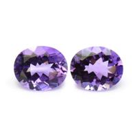 6.05&nbsp;Ct.Tw.Total Carat Weight Amethyst Pair from Australia Video