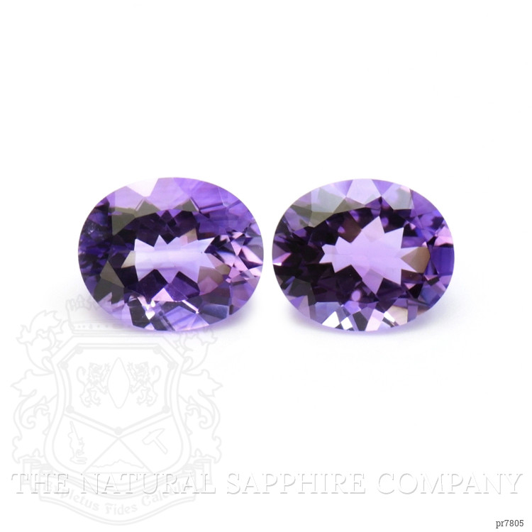 6.05 Ct.Tw. Amethyst Pair from Australia