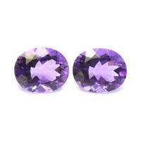 6.11&nbsp;Ct.Tw.Total Carat Weight Amethyst Pair from Australia Video