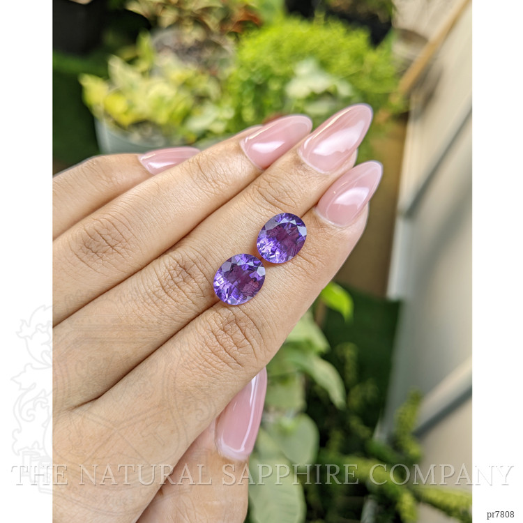 6.11 Ct.Tw. Amethyst Pair from Australia