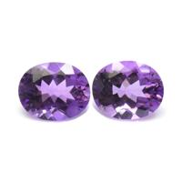6.18&nbsp;Ct.Tw.Total Carat Weight Amethyst Pair from Australia Video