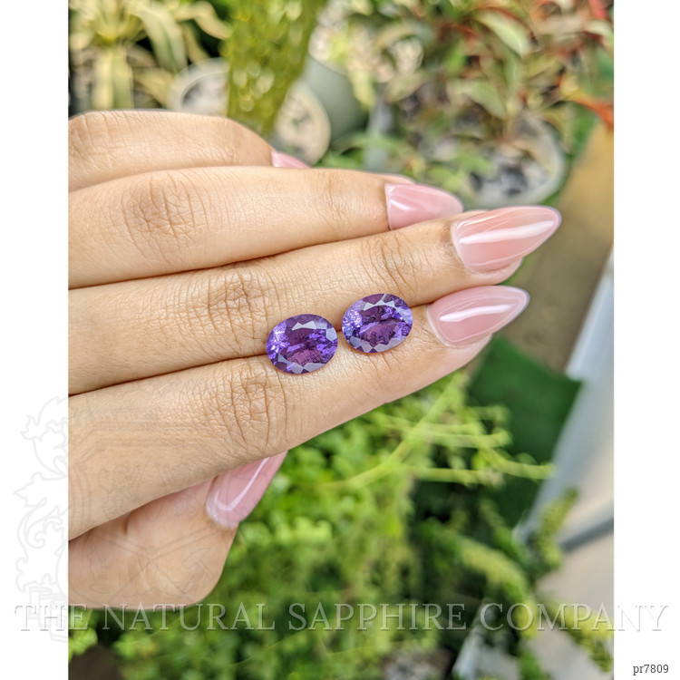 6.18 Ct.Tw. Amethyst Pair from Australia