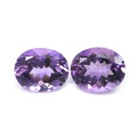6.29&nbsp;Ct.Tw.Total Carat Weight Amethyst Pair from Australia Video