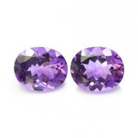 6.14&nbsp;Ct.Tw.Total Carat Weight Amethyst Pair from Australia Video