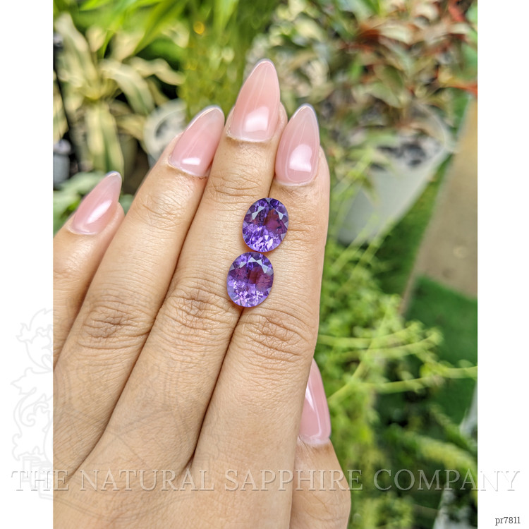 6.14 Ct.Tw. Amethyst Pair from Australia
