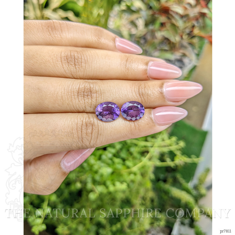 6.14 Ct.Tw. Amethyst Pair from Australia