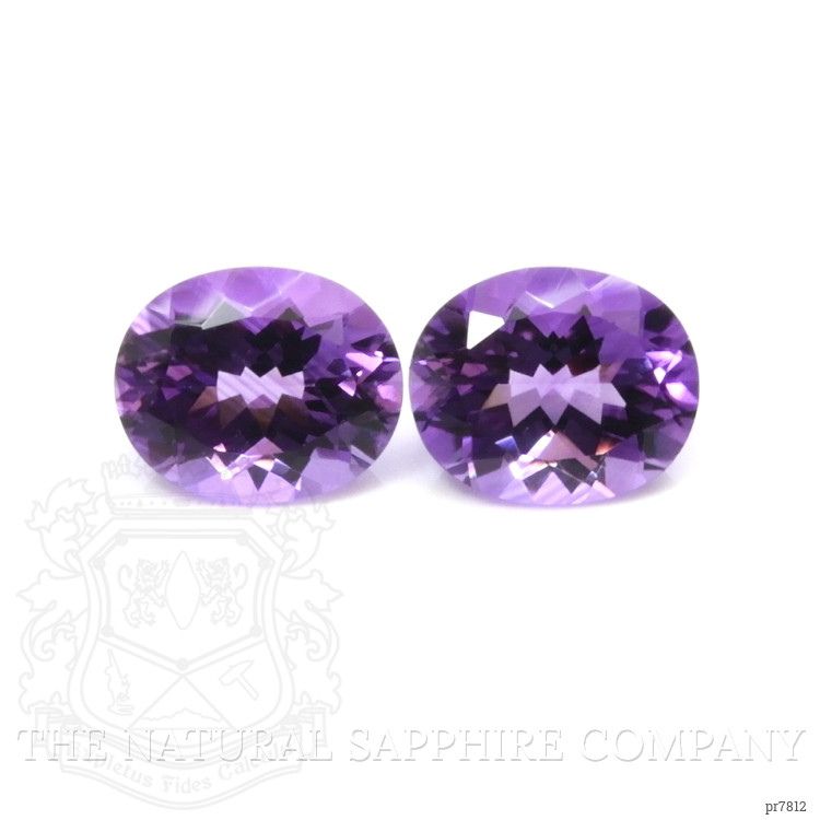 6.29 Ct.Tw. Amethyst Pair from Uruguay