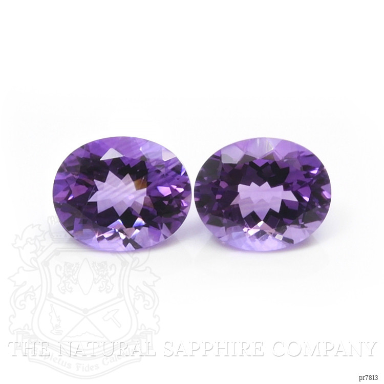 6.41 Ct.Tw. Amethyst Pair from Uruguay