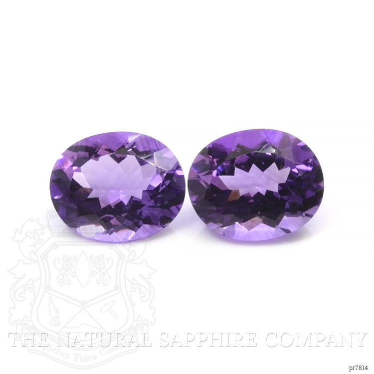 6.30 Ct.Tw. Amethyst Pair from Uruguay