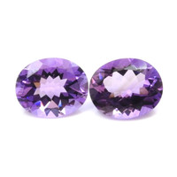 5.80&nbsp;Ct.Tw.Total Carat Weight Amethyst Pair from Uruguay Video
