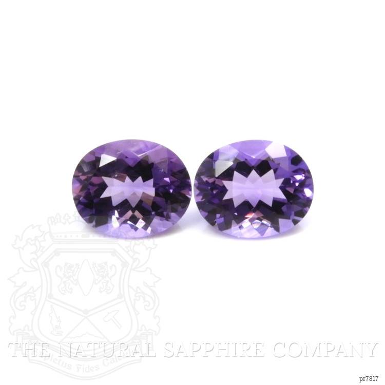 6.34 Ct.Tw. Amethyst Pair from Uruguay