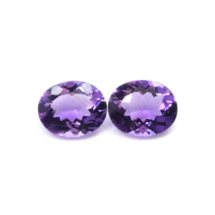 5.72 Ct.Tw. Amethyst Pair from Uruguay