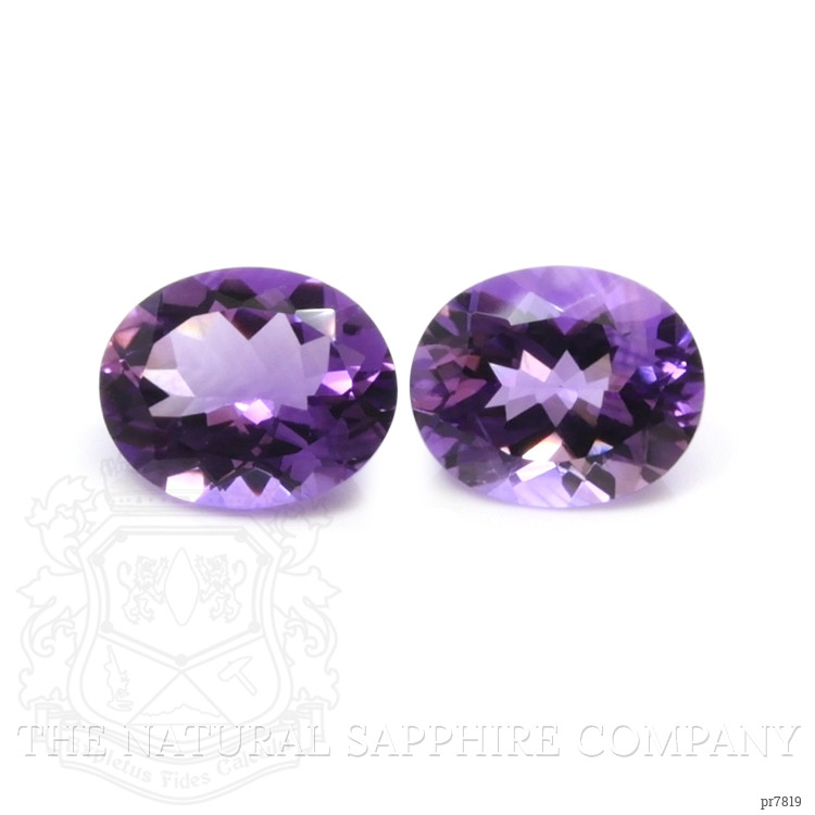 5.67 Ct.Tw. Amethyst Pair from Uruguay