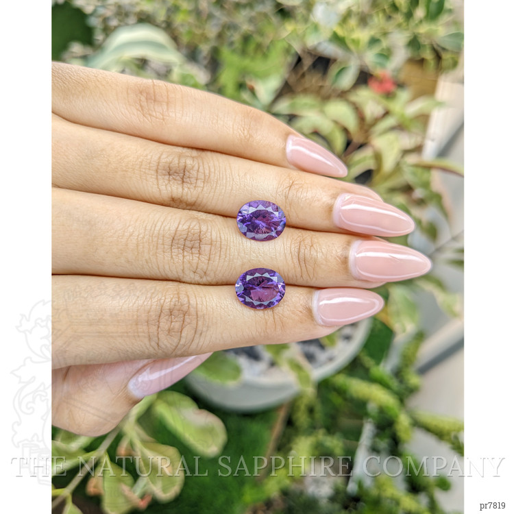 5.67 Ct.Tw. Amethyst Pair from Uruguay