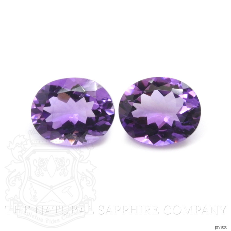 5.73 Ct.Tw. Amethyst Pair from Uruguay