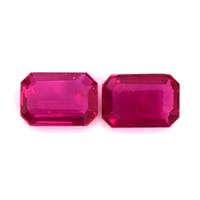 1.99&nbsp;Ct.Tw.Total Carat Weight Ruby Pair from Burma (Myanmar) Video