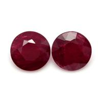 4.12&nbsp;Ct.Tw.Total Carat Weight Ruby Pair from Burma (Myanmar) Video
