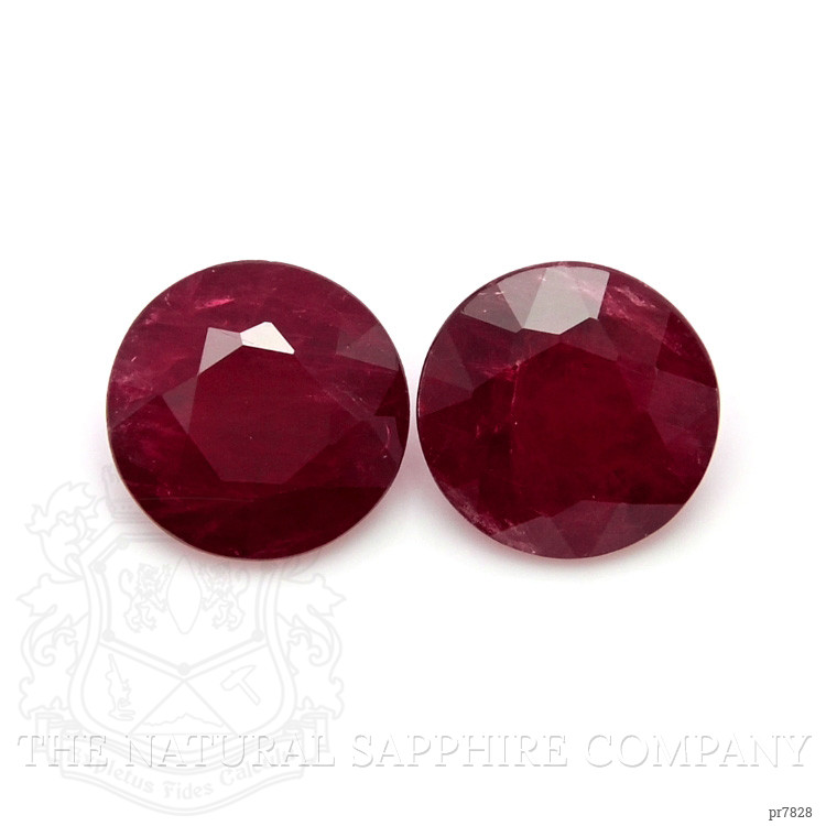 4.12 Ct.Tw. Ruby Pair from Burma (Myanmar)